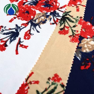 China Plum Blossom Pattern Dress Polyamide And Spandex Fabric From Print Knitted Fabric Factory Shrink-Resistant for sale