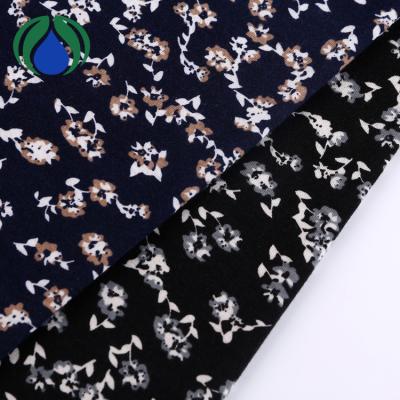 China 2019 Printing China Supplier Customs Layout Knit Printed Blend Spun Poly Fabric For Garments for sale