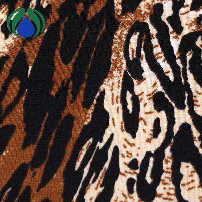 China Roma Leopard Print Newest Design Custom Polyester Knit Fabric Printing Malaysia for sale