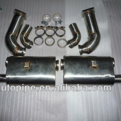 China 304stainless exhaust device muffler pipe for Porsc he carrera 997 turb o for sale