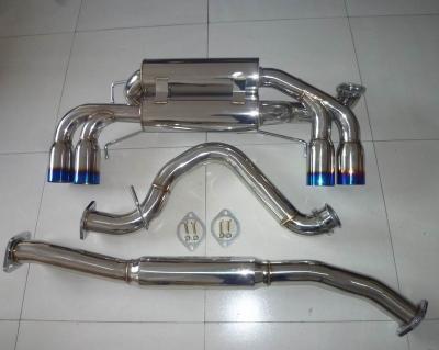 China Wrx STI 2.5t 304 SS Cat-Back Exhaust System For Subaru WRX STI for sale