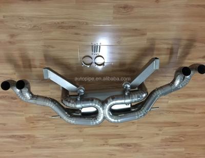 China Titanium Alloy Exhaust Titanium Catback For Lamborghini Huracan LP560-4 for sale