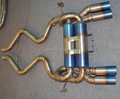 China Titanium Exhaust Titanium Catback for bm*w m3 e92 e90 for sale