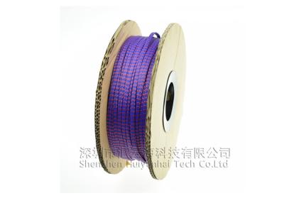 China Plastic PET Electrical Braided Sleeving High Tensile Strength Environmental Protection for sale