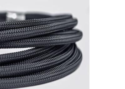 China High Flame Retardant Braided Nylon Sleeve custom Width For Cable Wire Harness for sale