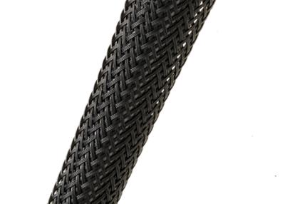 China PA66 Flame Retardant Braided Nylon Sleeve Smooth Surface High Strength for sale