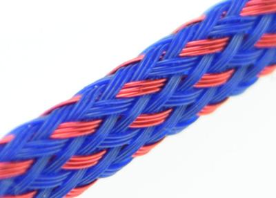 China Nylon Flat Filament Expandable Braided Sleeving For Protecting Cable / Hose for sale