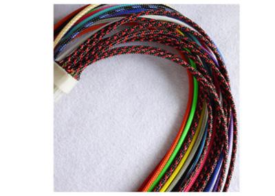 China Polyester High Temp Braided Sleeving Good Flame Retardancy For Protecting Wire for sale