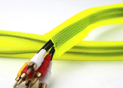 China Flame Retardant Cable Management Braided Sleeving For Cable Harness Protection for sale