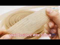 PEEK Monofilament Expandable Braided Sleeving High Temperature Resistant Golden Color