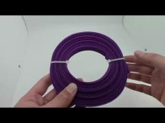 Nylon Flat Filament Expandable Braided Sleeving For Protecting Cable / Hose