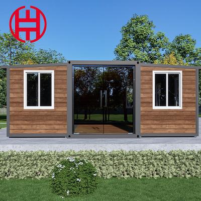 China Steel Villa Luxury Three Bedroom Prefab Home Expandable Container House 20FT 40FT for sale