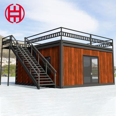 China Detachable Villa Small House Mobile Prefab Tiny Home with Bedroom Terrace and Support for sale