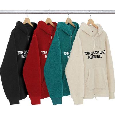 China QUICK DRY custom design high quality mens sherpa fleece hoodies for sale