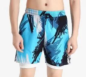 China QUICK DRY Shorts Swim Shorts With Mesh Lining Lightweight Swimwear Bathing Suit for sale