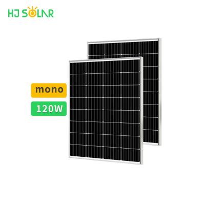 China Mini Solar System Street Light 120W Solar Panels For Street Light Home Solar System Monocrystalline 100W Solar Panel for sale