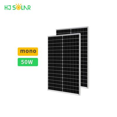 China Solar System 50W Mini Solar Street Light Solar Panels Solar Panel For Mono Solar Street Lights PV Module Price 40W~450W for sale