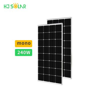 China Solar Energy 40W~450W PV Modules Solar Home System Mini Solar System Street Light 240W Solar Panel Price Sun Power for sale