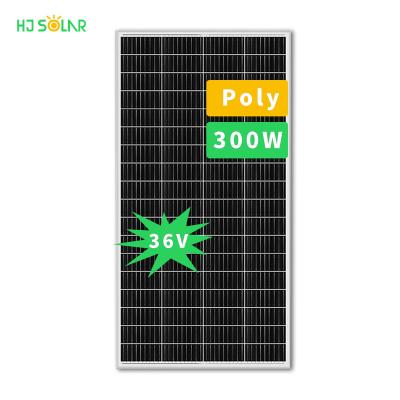 China Solar System Solar Street Light high efficiency solar cells solar panel kit 300Watt 36V solar panel poly pv modules best price for sale