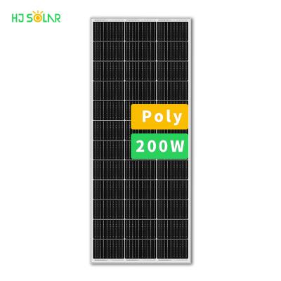 China Solar System 200Watt Solar Street Light China Wholesales Poly Solar Panels 200W 300W Polycrystalline Silicon PV Modules for sale