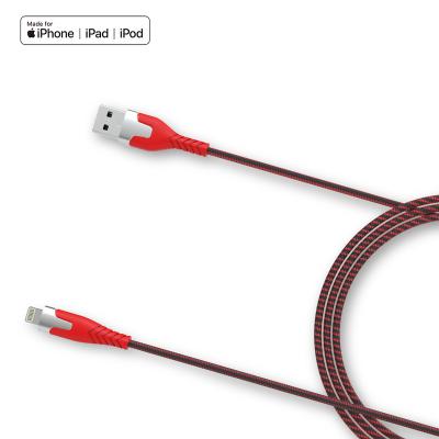 China For iPhone Mobile Phone USB Fast Charging Cable MFi Lighting Cable A to Lightning For iPhone Charger Cable for sale