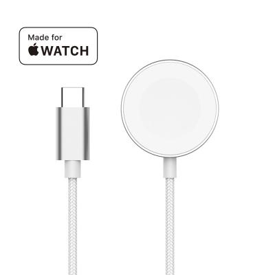 China Smart Watch MFi Charger Magnetic Charging Wireless Cable For Apple Watch Series 2 3 USB C Magnetic Charging Cable 1m for sale