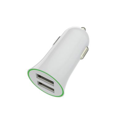 China Smart Phone QC 3.0 & 5V 2.4A USB & Type C 2 Usb Fast Charging 3.0 USB Car Fast Charging Port Fast Charger For Mobile Phone for sale