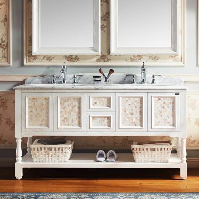 China Foshan Waterproof Luxury Traditional Single Sink Vanity Used Bathroom Vanity Cabinets for sale