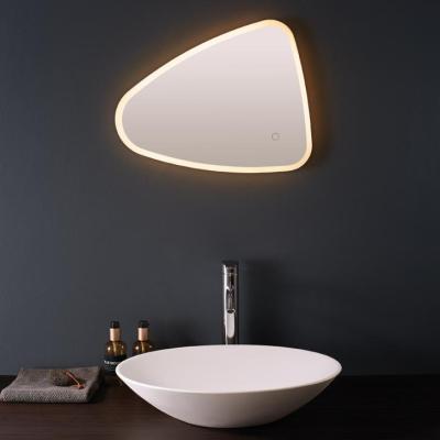 China Shape Sensor Magnifying Touch Led Dressing Table Mirror With Light for sale