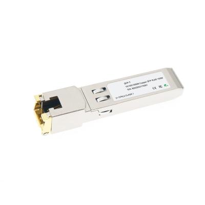 China Fttx 10/100/1000M Copper SFP RJ45 100M GLC-T for sale