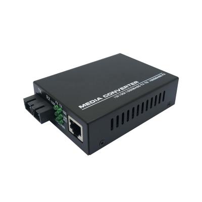 China FTTX 10/100/1000M Media Converter Dual Fiber 1310nm 20km SC for sale