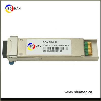 China Stainless steel SDR transceiver 1310nm SFP 10km xfp 10gbe LR lw 10gbase module for sale