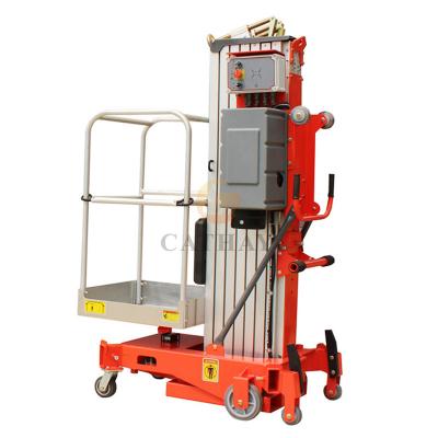 China Widely Small Man Electric Construction Personal Indoor Lift Machine for sale