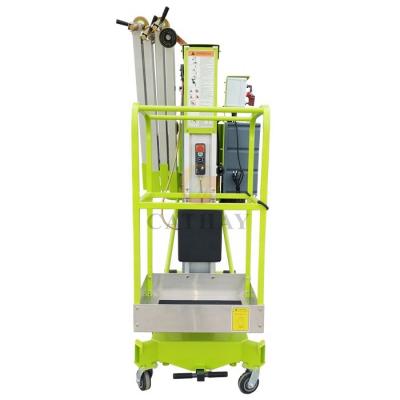 China Widely CE ISO Air Conditioner Aerial Platform Traction Personal Work Lift for sale