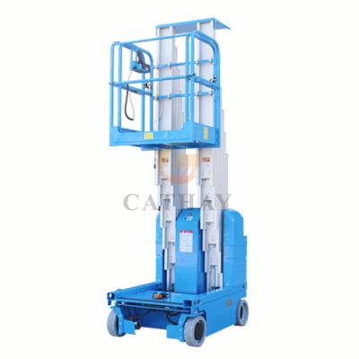 China Superior Hotels Mini Portable One Man Hydraulic Aluminum Lift for Europe for sale