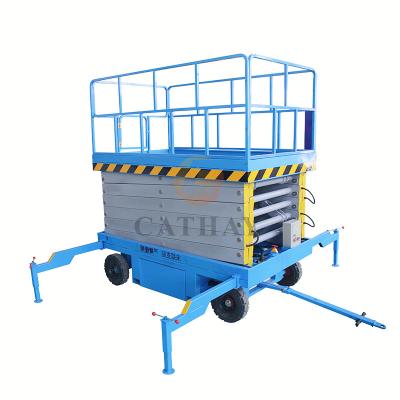 China China Hotel Mini Self Propelled Scissor Lift Manufacturer With Ce for sale