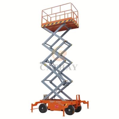 China Hotels Solar Panel Portable Power Mini Scissor Lift Mechanism for sale