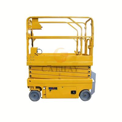 China Hotels Hydraulic Electric Mini Working Platform Lifter Hoist 10m for sale