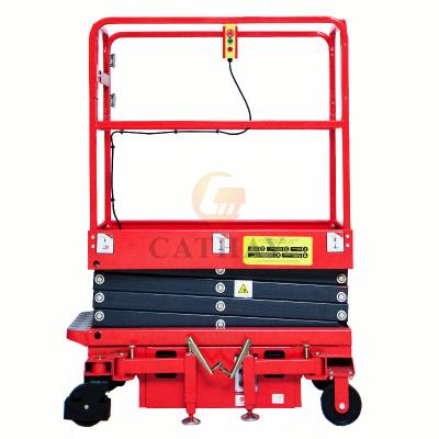 China Hotels Ce Approved Indoor Outdoor Mini Hydraulic Electric Manlift for sale