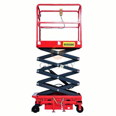 China Hotels Working Mini Mobile Hydraulic Scissor Aerial Genie Lift for sale