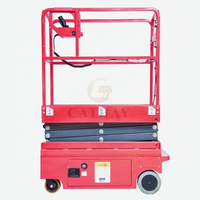 China High End Self Propelled Hydraulic Hotels 3.9m Scissor Man Lift for sale