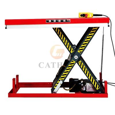 China Hotels CE Certificated Table Top 1~4m Stationary Hydraulic Industrial Scissor Lift 1000kg Top for sale