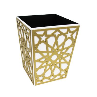 China CLASSIC luxury classic high grade laser vase wooden wedding decoration for sale