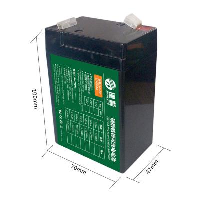 China Rechargeable toys 6V 6Ah lifepo4 battery pack for solar battery for sale