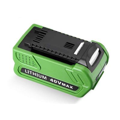 China The replacement machine tools 40V 4000mAh lithium battery for GreenWorks 29472 29462 GreenWorks 40V G-MAX machine battery- 29252 20202 22262 for sale