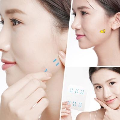 China 40PCS Anti-Wrinkle Invisible Thin Face Stickers Patches V Shape Face Facial Line Wrinkle Skin Sag Lift Up Chin Adhesive Tape Fast for sale