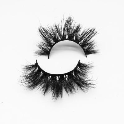 China Natural Custom Lashes Packaging 20Mm 25Mm Eyelashes 3D 5D Mink Lashes 3D 25mm 3D Mink Eyelash With Box for sale