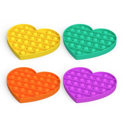 China compression & Press Sale Silicone Anxiety Relief Stress Reliever Autism Toy Push It Bubble Fidget Sensory Toy for sale