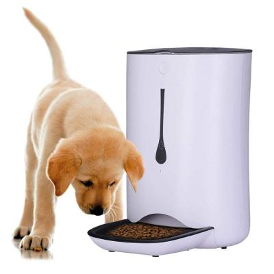 China 7L Capacity Automatic Smart Programmable Dog Food Dispenser Voice Recorder Automatic Pet Feeder For Dog for sale