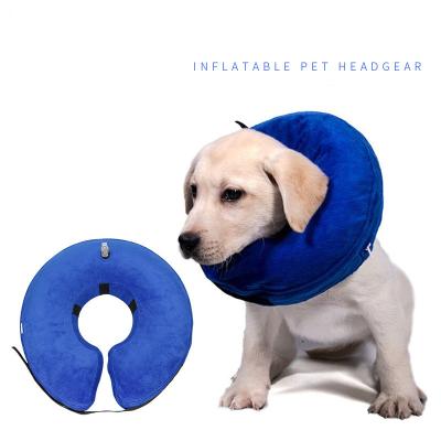 China High Quality Drop Shipping Padded Wound Recovery Healing Elizabethan Collar For Dogs Pet Inflatable Collars for sale